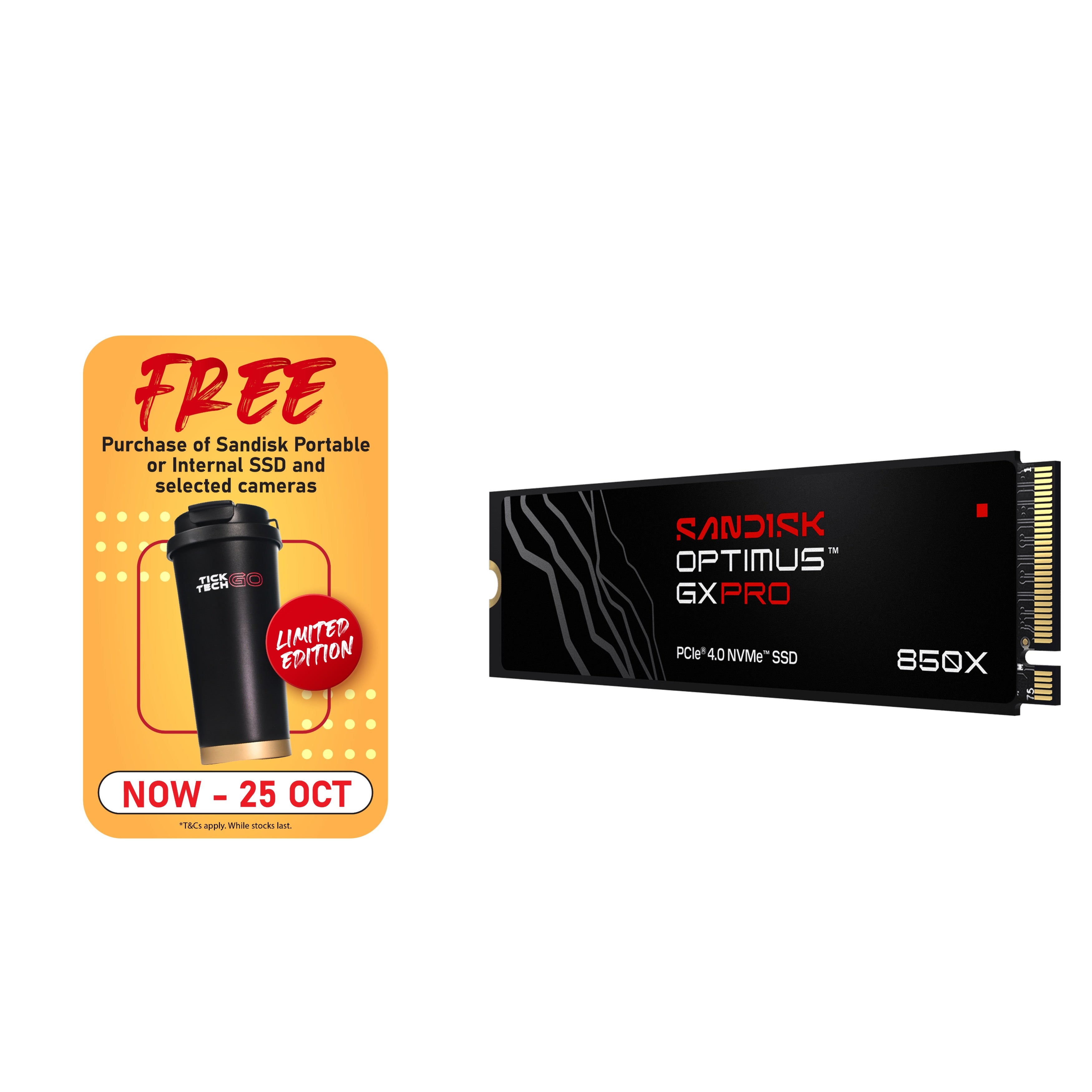 SANDISK Optimus™ GX PRO 850X NVMe™ SSD (1TB/ 2TB/ 4TB/ 8TB)-Data Storage-futuromic